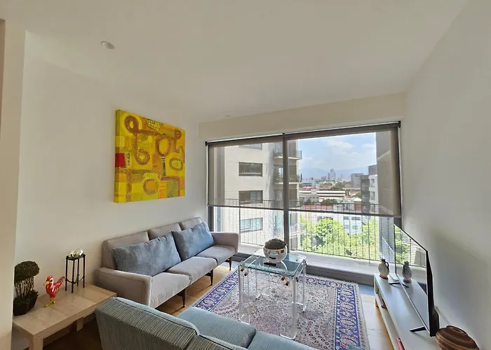 Retreat Workspace, Wifi, Pool, Gym &parking Apartamento México DF