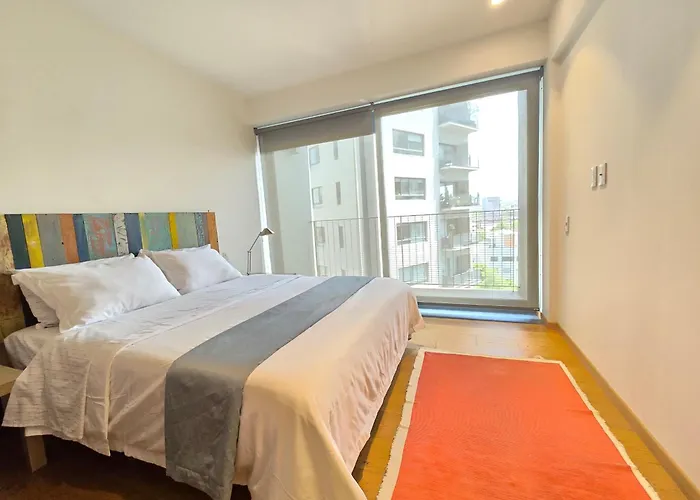 Retreat Workspace, Wifi, Pool, Gym &parking Apartamento México DF